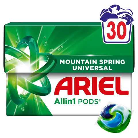 Ariel Allin1 PODS Mountain Spring Universal Mosókapszula, 30 Mosáshoz termékhez kapcsolódó kép