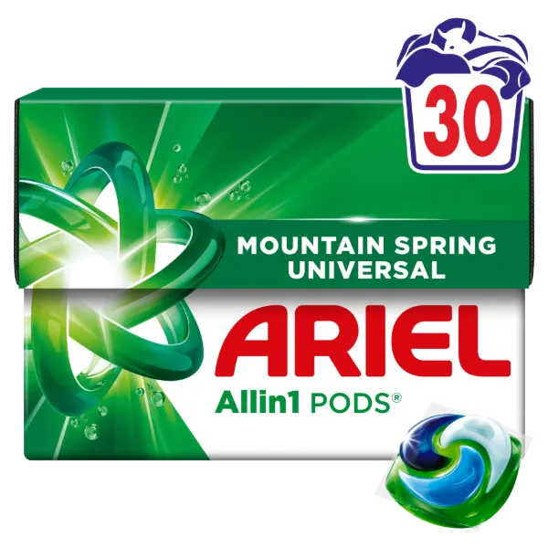 Ariel Allin1 PODS Mountain Spring Universal Mosókapszula, 30 Mosáshoz termékhez kapcsolódó kép
