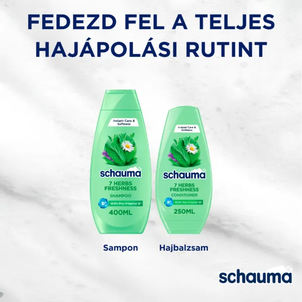 Schauma 7 gyógynövény sampon 400 ml termékhez kapcsolódó kép