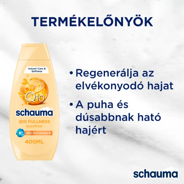 Schauma Q10 Fullness sampon 400 ml termékhez kapcsolódó kép