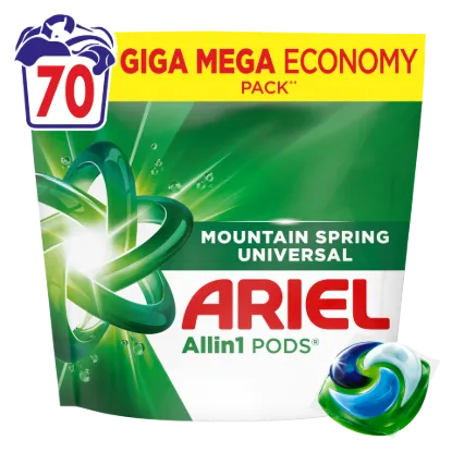 Ariel Allin1 PODS Mountain Spring Universal Mosókapszula, 70 Mosáshoz termékhez kapcsolódó kép