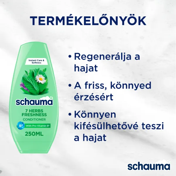 Schauma 7 gyógynövény hajbalzsam 250 ml termékhez kapcsolódó kép
