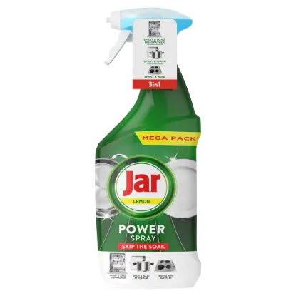 Jar Power Spray, 3 az 1-ben,Könnyű tisztítás és ragyogás az edényekhez és a konyhához, citrom,500 ml termékhez kapcsolódó kép