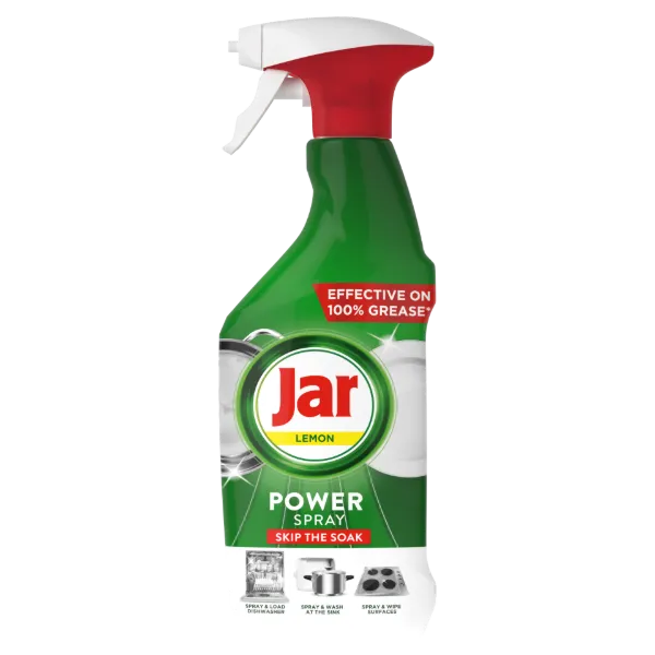 Jar Power Spray, 3 az 1-ben,Könnyű tisztítás és ragyogás az edényekhez és a konyhához, citrom,500 ml termékhez kapcsolódó kép