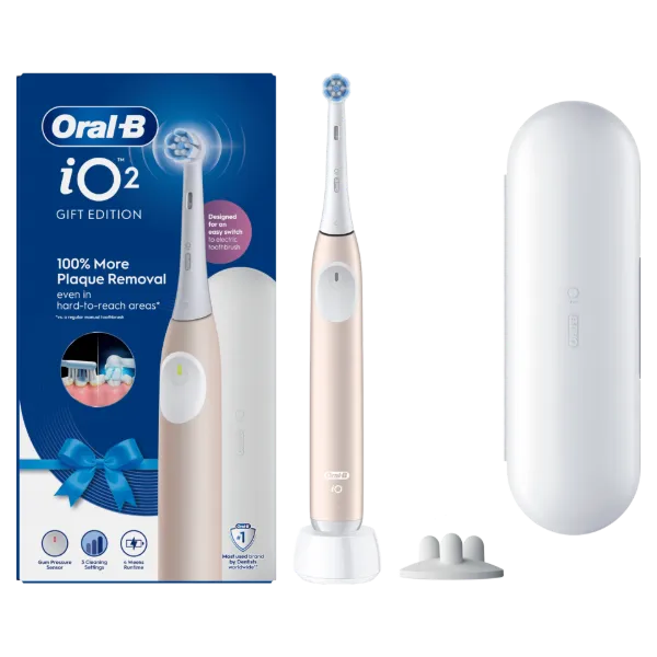 Oral-B iO 2 Elektromos Fogkefe, Calm Pink termékhez kapcsolódó kép