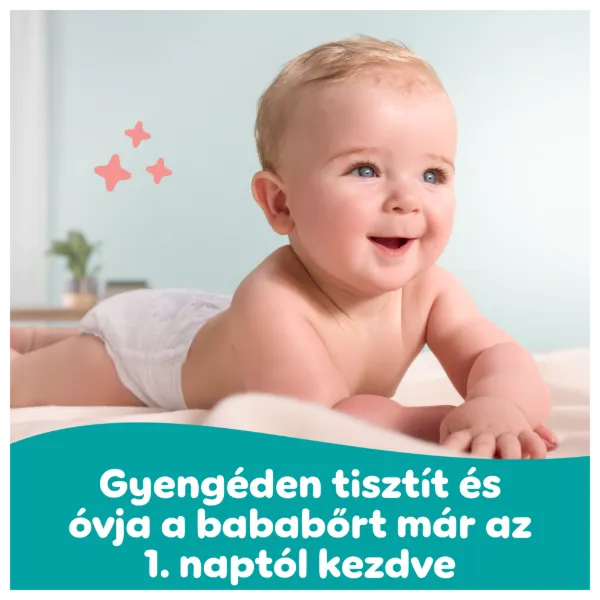 Pampers Sensitive Baby Nedves Törlőkendő, 15 Csomag x 80 Törlőkendő = 1200 db Baba Nedves Törlőkendő termékhez kapcsolódó kép