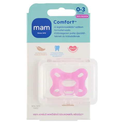MAM Comfort 100% szilikon cumi 0-3 hónap termékhez kapcsolódó kép