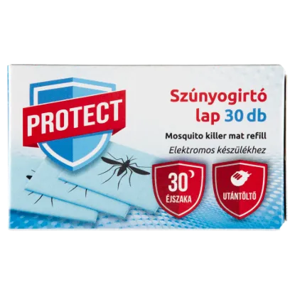 Protect Plus szúnyogirtó lap elektromos készülékhez 30 db termékhez kapcsolódó kép
