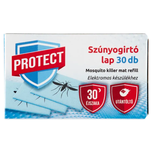 Protect Plus szúnyogirtó lap elektromos készülékhez 30 db termékhez kapcsolódó kép