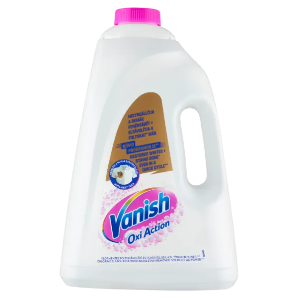 Vanish Oxi Action folteltávolító és fehérítő gél koncentrátum 3 l termékhez kapcsolódó kép