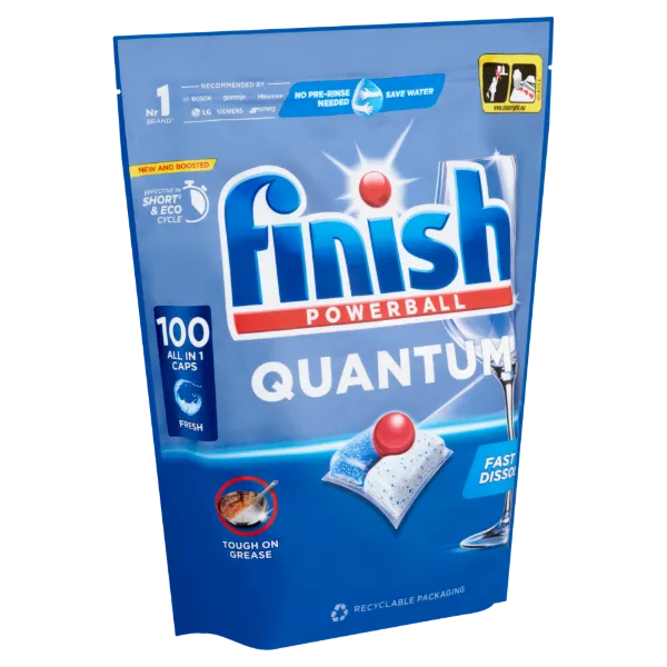 Finish Powerball Quantum Fresh mosogatógép kapszula 100 db 1040 g termékhez kapcsolódó kép