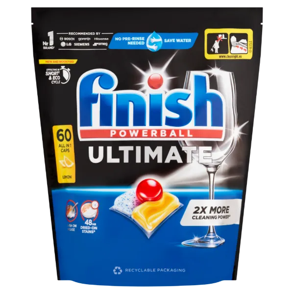 Finish Powerball Ultimate Citrom mosogatógép kapszula 60 db 774 g termékhez kapcsolódó kép