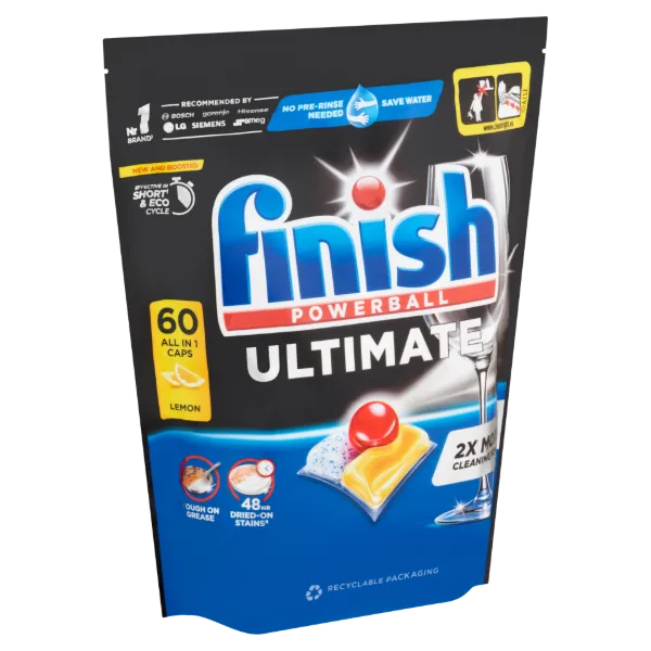 Finish Powerball Ultimate Citrom mosogatógép kapszula 60 db 774 g termékhez kapcsolódó kép