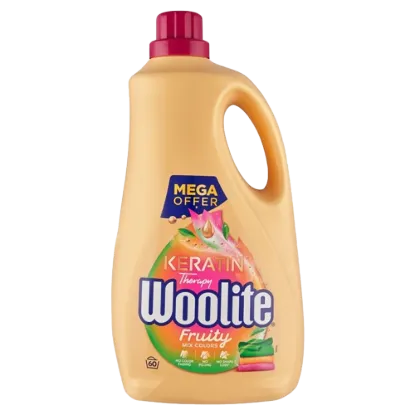 Woolite Keratin Therapy Fruity mosószer színes ruhákhoz 60 mosás 3,6 l termékhez kapcsolódó kép