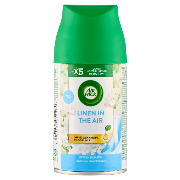 Air Wick Freshmatic Frissen Mosott Ruha automata légfrissítő spray utántöltő 250 ml termékhez kapcsolódó kép
