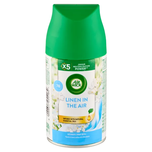 Air Wick Freshmatic Frissen Mosott Ruha automata légfrissítő spray utántöltő 250 ml termékhez kapcsolódó kép