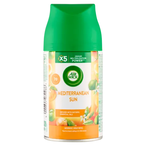 Air Wick Freshmatic Mediterrán Nyár automata légfrissítő spray utántöltő 250 ml termékhez kapcsolódó kép