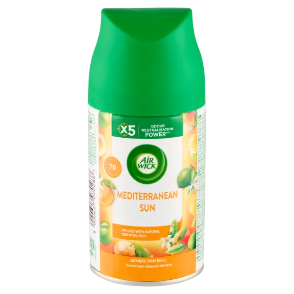 Air Wick Freshmatic Mediterrán Nyár automata légfrissítő spray utántöltő 250 ml termékhez kapcsolódó kép