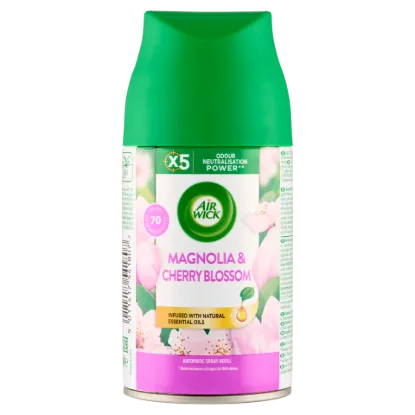 Air Wick Freshmatic Magnólia és Cseresznyevirág automata légfrissítő spray utántöltő 250 ml termékhez kapcsolódó kép