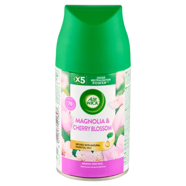 Air Wick Freshmatic Magnólia és Cseresznyevirág automata légfrissítő spray utántöltő 250 ml termékhez kapcsolódó kép