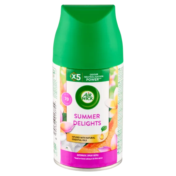 Air Wick Freshmatic Nyári Hangulatok automata légfrissítő spray utántöltő 250 ml termékhez kapcsolódó kép