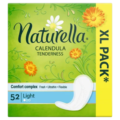 Naturella Light Calendula Tenderness Tisztasági Betét X52 termékhez kapcsolódó kép