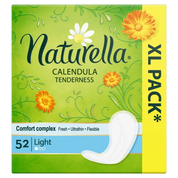 Naturella Light Calendula Tenderness Tisztasági Betét X52 termékhez kapcsolódó kép