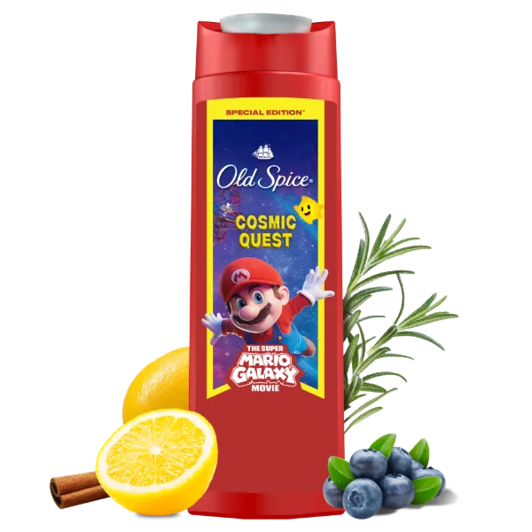 Old Spice Super Mario Special Edition 3 az 1-ben Sampon és Tusfürdő, 400 ml termékhez kapcsolódó kép