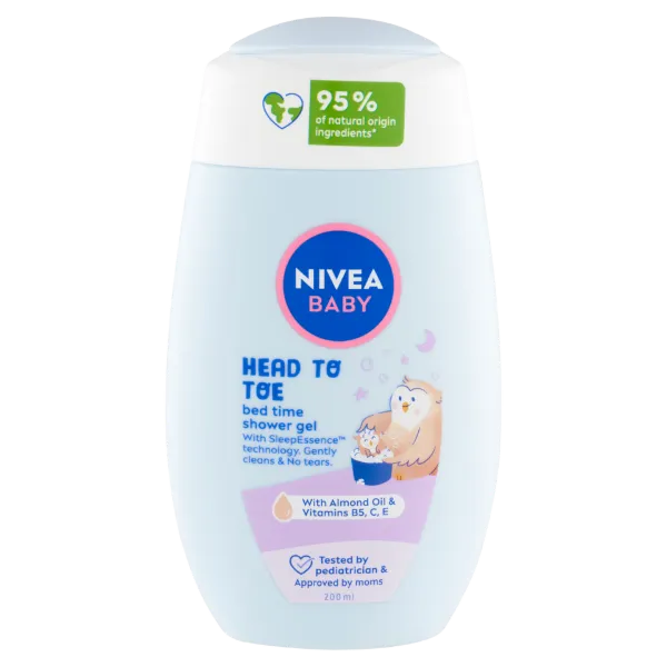NIVEA Baby Bed Time Head To Toe tusfürdő 200 ml  termékhez kapcsolódó kép