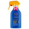 NIVEA SUN Protect & Moisture hidratáló szórófejes naptej FF50+ 270 ml  termékhez kapcsolódó kép