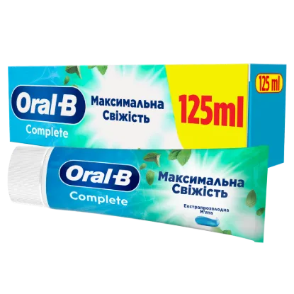 Oral-B Complete Ultimate Fresh Fogkrém Antibakteriális Cinkkel, {volumeLoc}] ml termékhez kapcsolódó kép