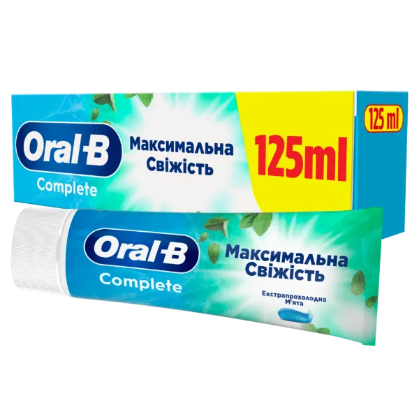Oral-B Complete Ultimate Fresh Fogkrém Antibakteriális Cinkkel, {volumeLoc}] ml termékhez kapcsolódó kép