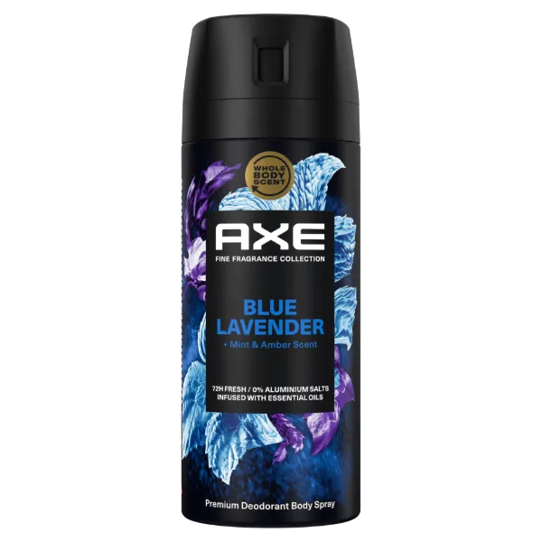 AXE Fine Fragrance Collection Blue Lavender + Mint & Amber Scent dezodor 150 ml termékhez kapcsolódó kép