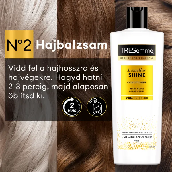 TRESemmé Lamellar Shine hajbalzsam 400 ml termékhez kapcsolódó kép
