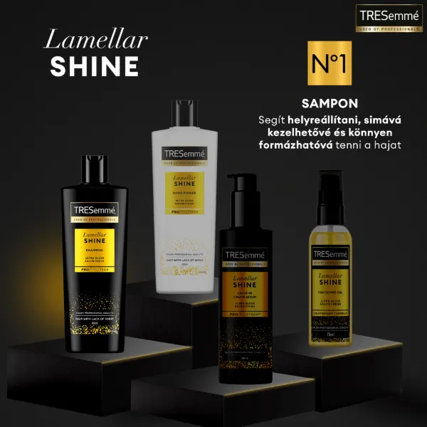 TRESemmé Lamellar Shine sampon 400 ml termékhez kapcsolódó kép