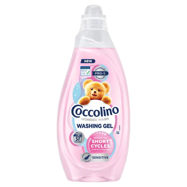 Coccolino Sensitive mosógél gyors mosáshoz 37 mosás 1480 ml termékhez kapcsolódó kép