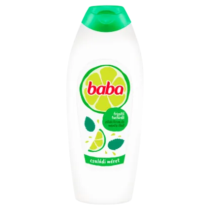 Baba zöldcitrom és menta illat frissítő tusfürdő 750 ml termékhez kapcsolódó kép
