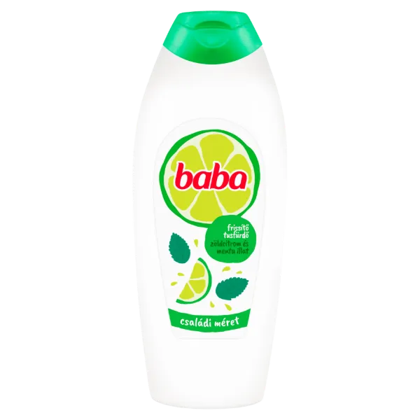 Baba zöldcitrom és menta illat frissítő tusfürdő 750 ml termékhez kapcsolódó kép