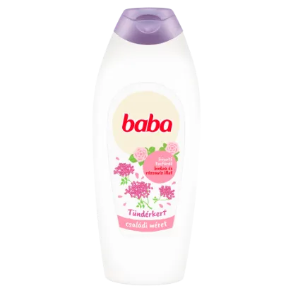Baba Tündérkert bodza és rózsavíz illat frissítő tusfürdő 750 ml termékhez kapcsolódó kép