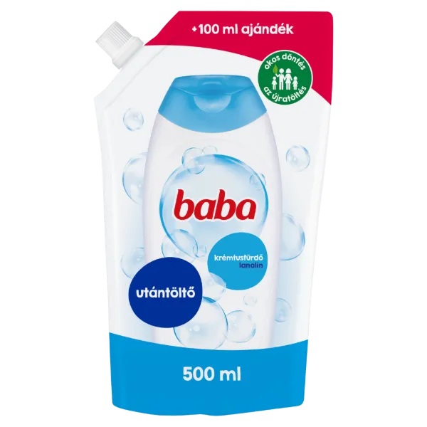 Baba lanolin krémtusfürdő utántöltő 500 ml  termékhez kapcsolódó kép
