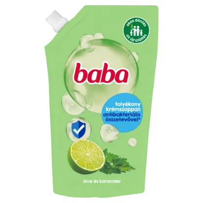 Baba folyékony krémszappan utántöltő antibakteriális összetevővel 500 ml  termékhez kapcsolódó kép