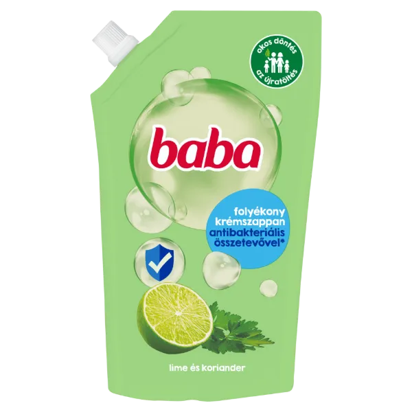Baba folyékony krémszappan utántöltő antibakteriális összetevővel 500 ml  termékhez kapcsolódó kép