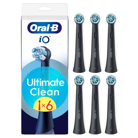 Oral-B iO Series Ultimate Clean, Fekete, Eredeti Fogkefefej, CrissCross Sörték, 6 termékhez kapcsolódó kép