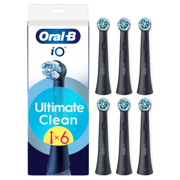 Oral-B iO Series Ultimate Clean, Fekete, Eredeti Fogkefefej, CrissCross Sörték, 6 termékhez kapcsolódó kép