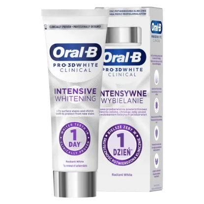 Oral-B Pro 3D White Clinical Radiant White Fogkrém, 75 ml termékhez kapcsolódó kép