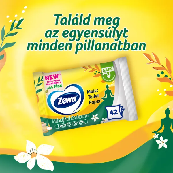 Zewa Mindful Balance illatosított nedves toalettpapír 42 db termékhez kapcsolódó kép