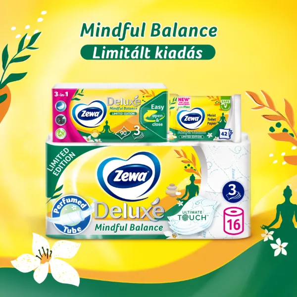 Zewa Mindful Balance illatosított nedves toalettpapír 42 db termékhez kapcsolódó kép