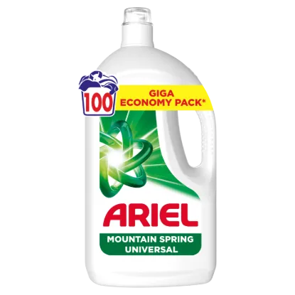 Ariel Mountain Spring Universal Folyékony Mosószer, 4.5 l, 100 Mosáshoz termékhez kapcsolódó kép