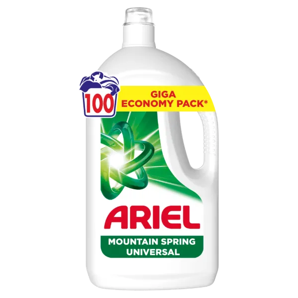 Ariel Mountain Spring Universal Folyékony Mosószer, 4.5 l, 100 Mosáshoz termékhez kapcsolódó kép