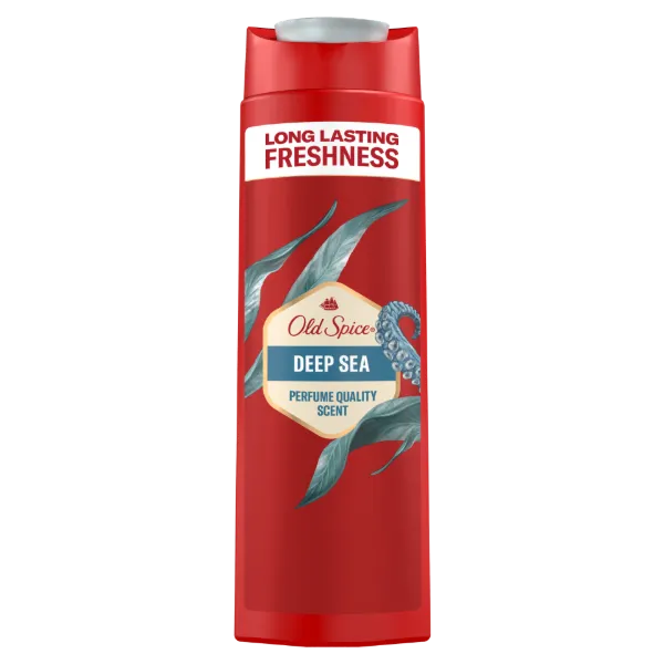 Old Spice Deep Sea Férfi Sampon és Tusfürdő, Hosszan Tartó Frissesség, 400 ml termékhez kapcsolódó kép